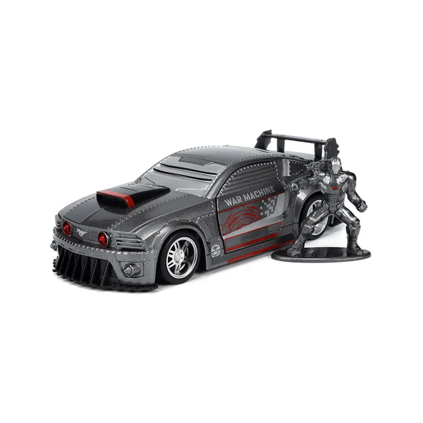 War Machine Mustang Diecast: 1:32 Marvel Car with Figure