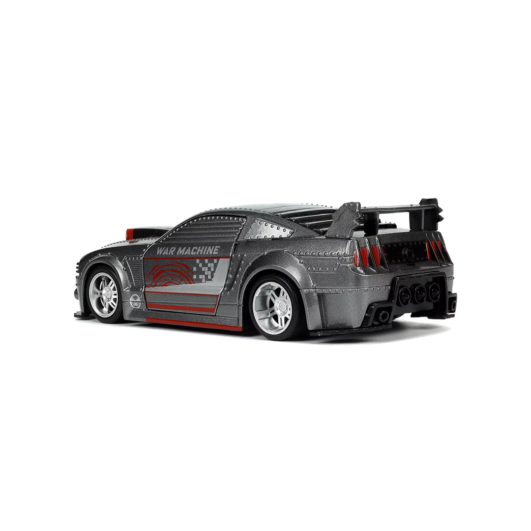 War Machine Mustang Diecast: 1:32 Marvel Car with Figure