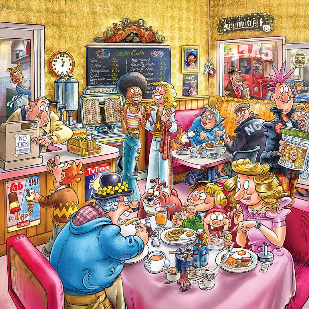 Wasgij Destiny 27 Cafe To Latte 1,000 Piece Jigsaw Puzzle