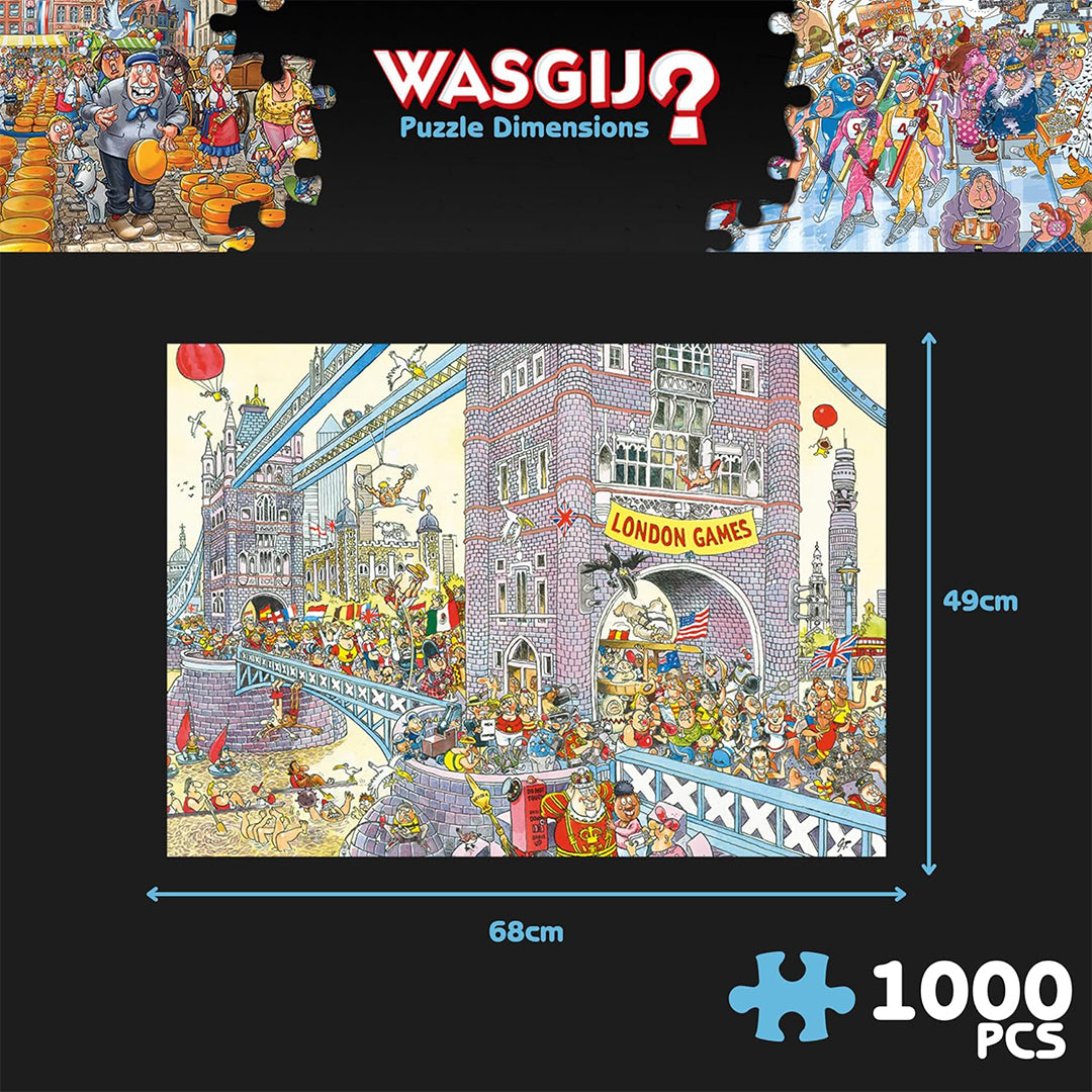Wasgij Mystery 8: The Final Hurdle - 1000-Piece Jigsaw Puzzle - Toyspry