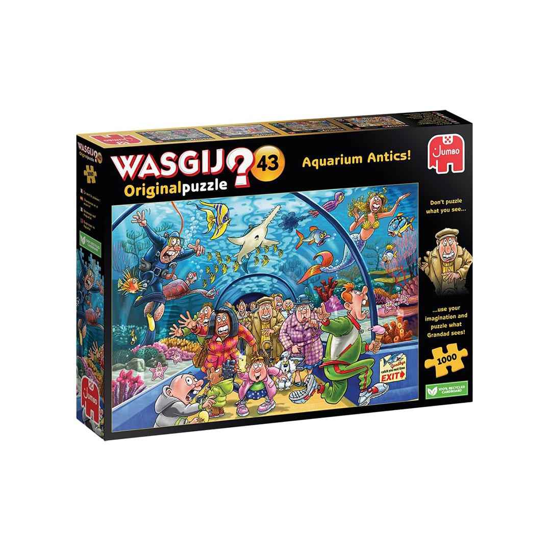 Wasgij Original 43: Aquarium Antics - 1000-Piece Jigsaw Puzzle - Toyspry
