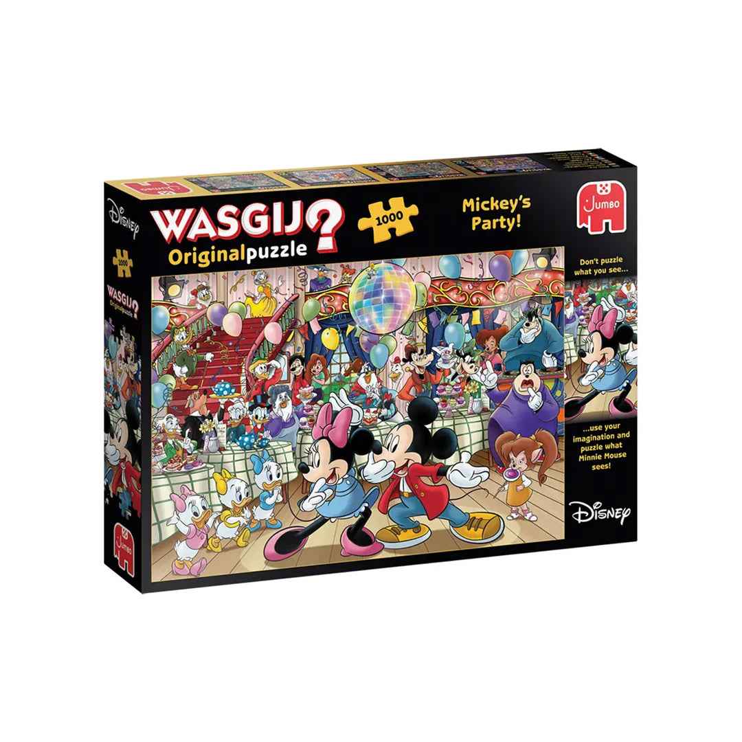 Galt Toy Wasgij Mickey’s Party Puzzle - 1000 Piece Jigsaw Puzzle