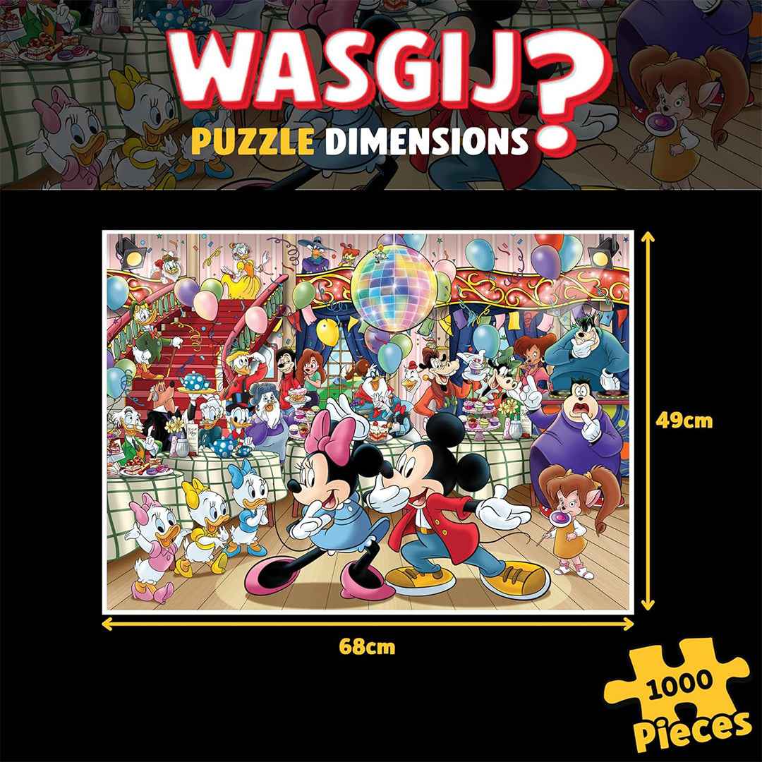 Galt Toy Wasgij Mickey’s Party Puzzle - 1000 Piece Jigsaw Puzzle