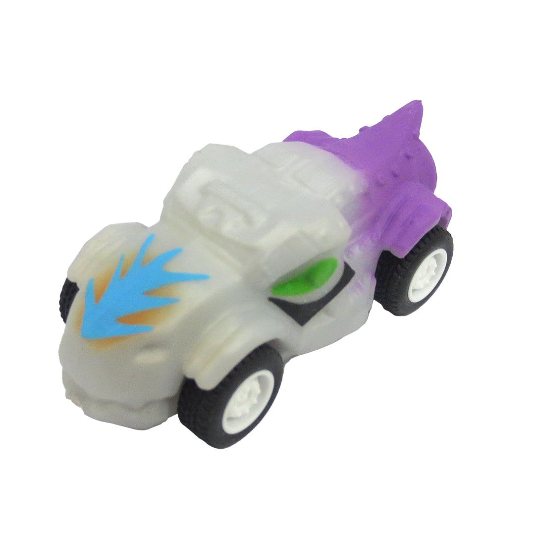 Wheeleezz Dino Monsters Series - 6 Pack of Stretchy Dinosaur Toy Cars for Kids