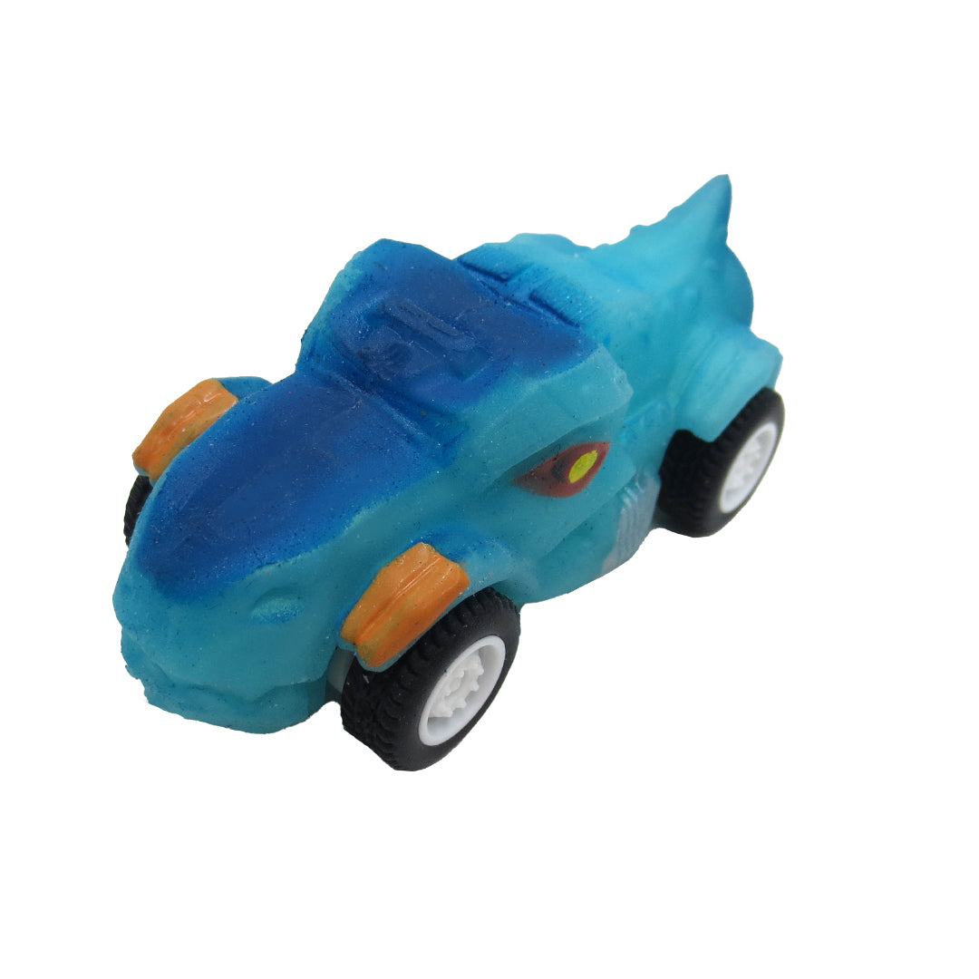 Wheeleezz Dino Monsters Series - 6 Pack of Stretchy Dinosaur Toy Cars for Kids