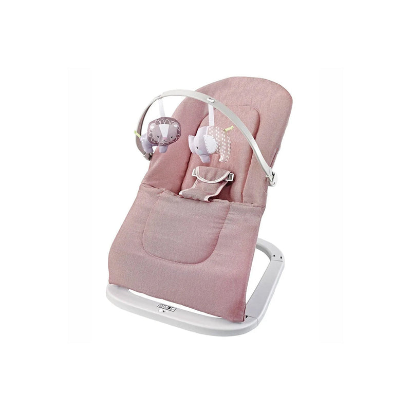 Winston Musical & Vibrating Baby Bouncer - Infant Seat (Soothing Pink)