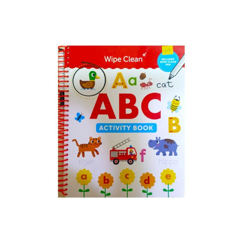 Wipe Clean ABC Activity Book: Early Alphabet Learning