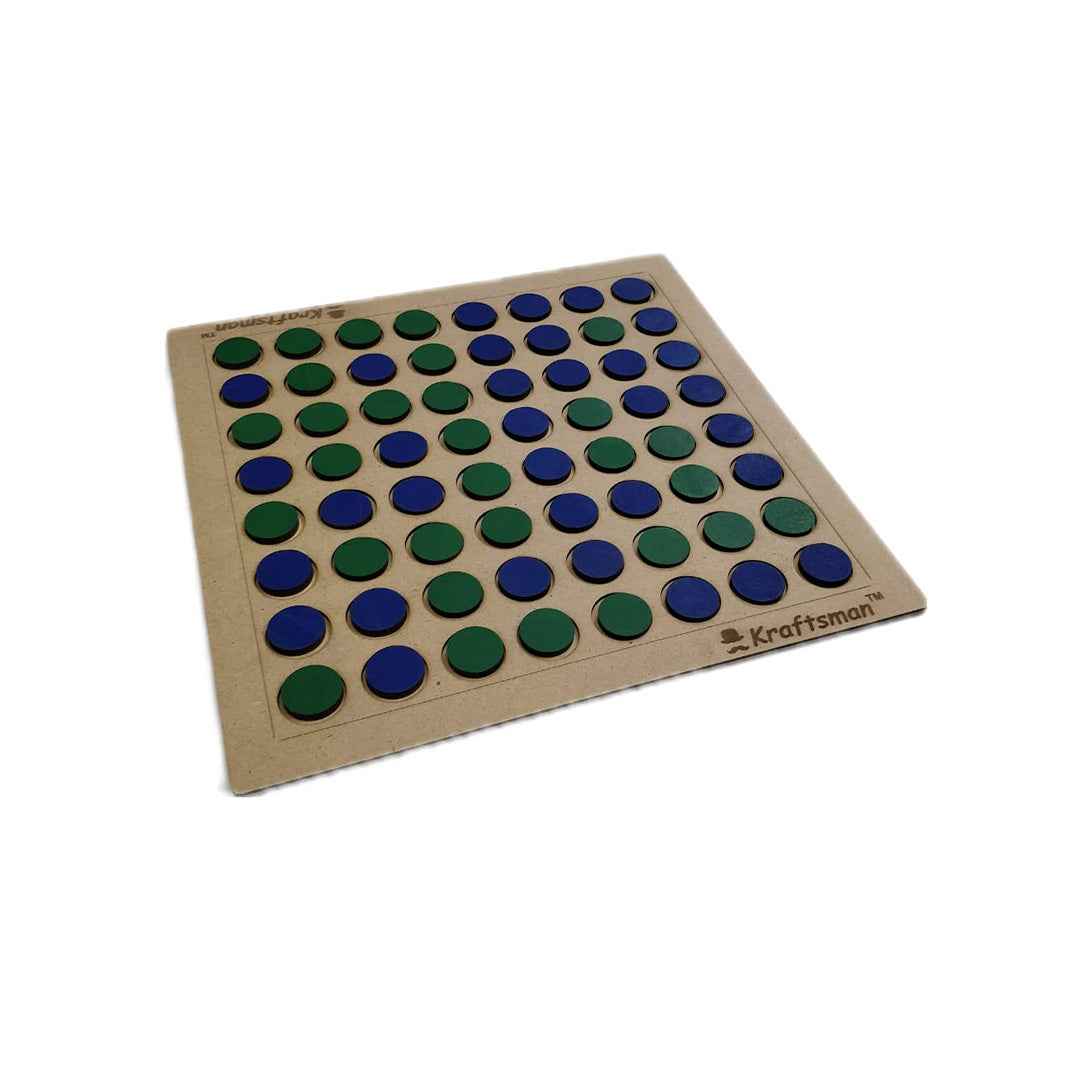 Kraftsman Wooden Reversi Board Game | 2-Player Strategy Game - Toyspry