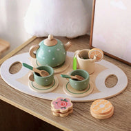 Charming Wooden Tea Party Set for Kids (15pc) | Toyspry Dubai