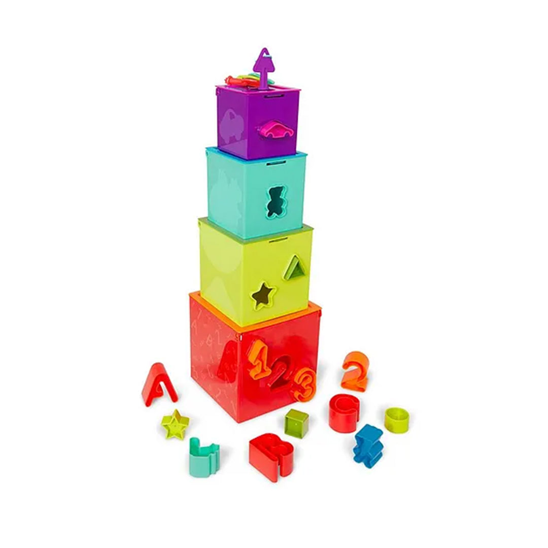 Battat Lock & Learn Cubes Educational Toy - Toyspry