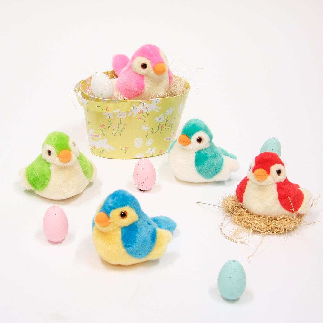 Birdies with Sound Plush Toy - 14cm Soft Stuffed Animal for Kids