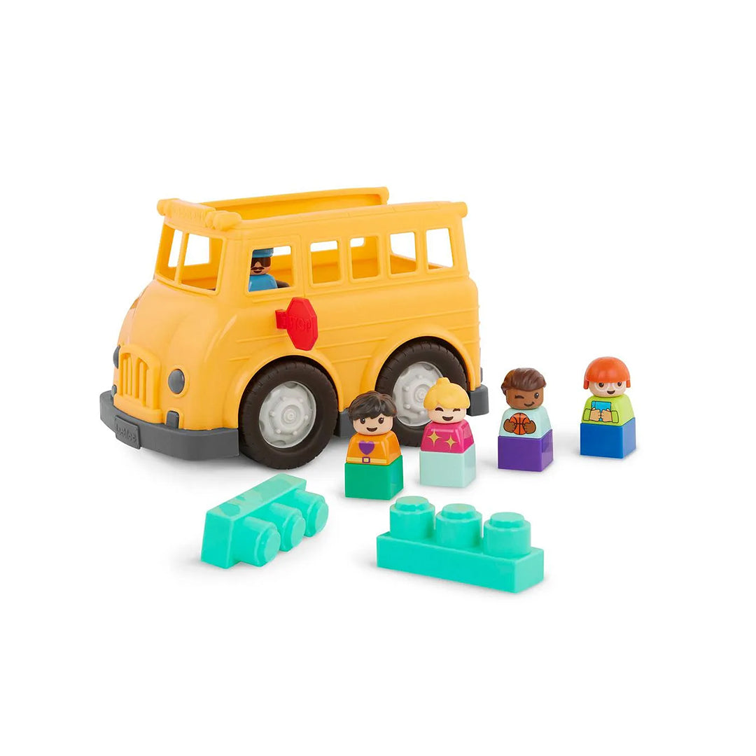 Battat Locbloc School Bus DIY Playset - Toyspry