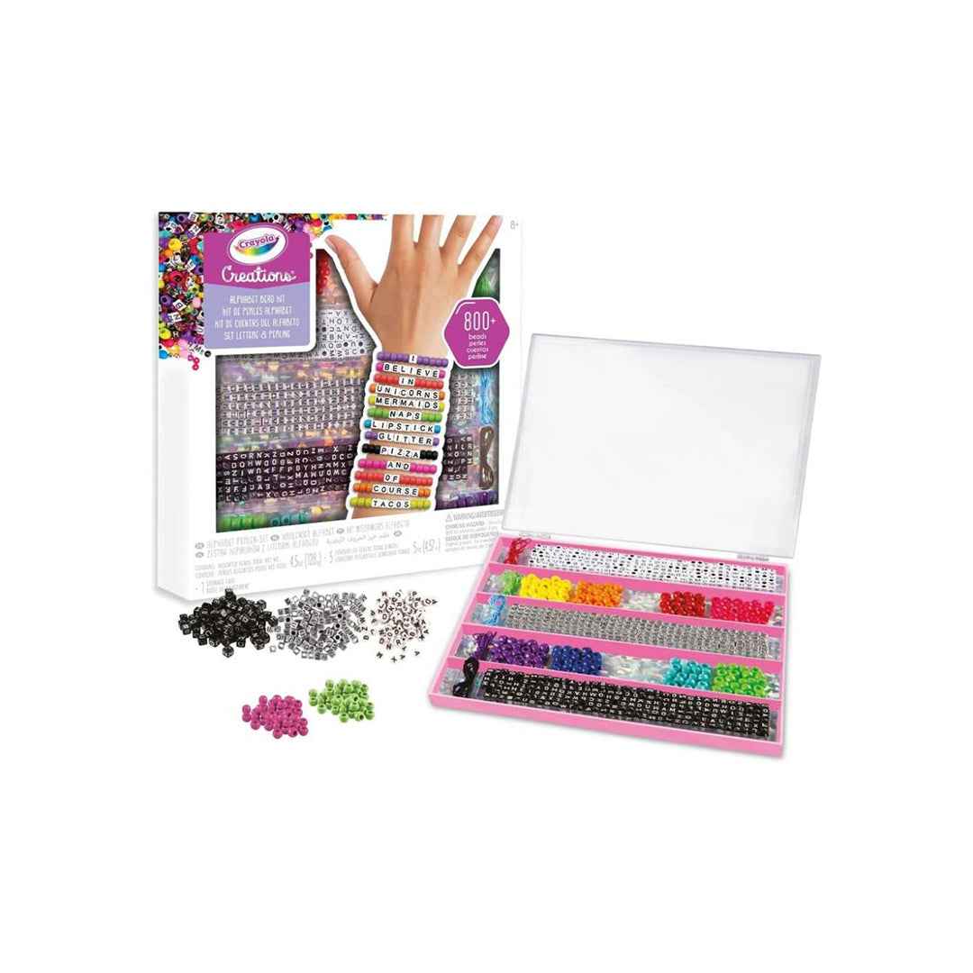 Crayola Bracelet Making Kit 800 Plus Beads & Charms | DIY & Craft Kits | Buy in UAE – Toyspry