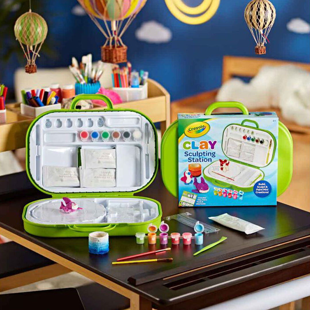 Crayola Clay Sculpting Station & Pottery Wheel | DIY & Craft Kits | Buy in UAE – Toyspry