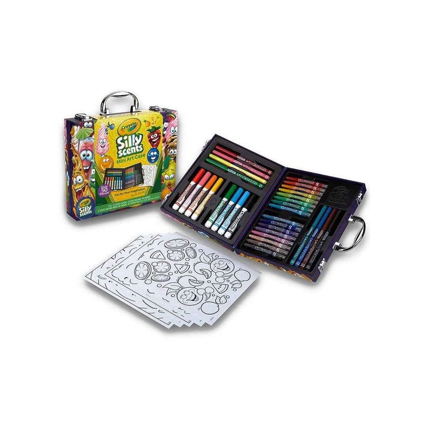 Crayola Silly Scents Mini Art Case (50+ Pieces)