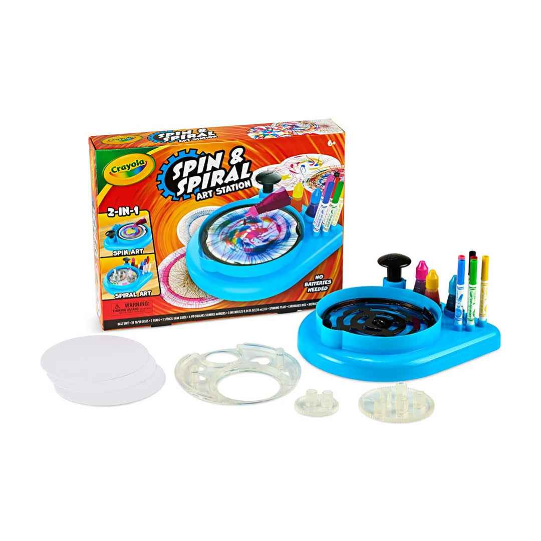 Crayola Spin & Spiral 2-in-1 Art Station | Art & Craft Toys | Buy in UAE – Toyspry