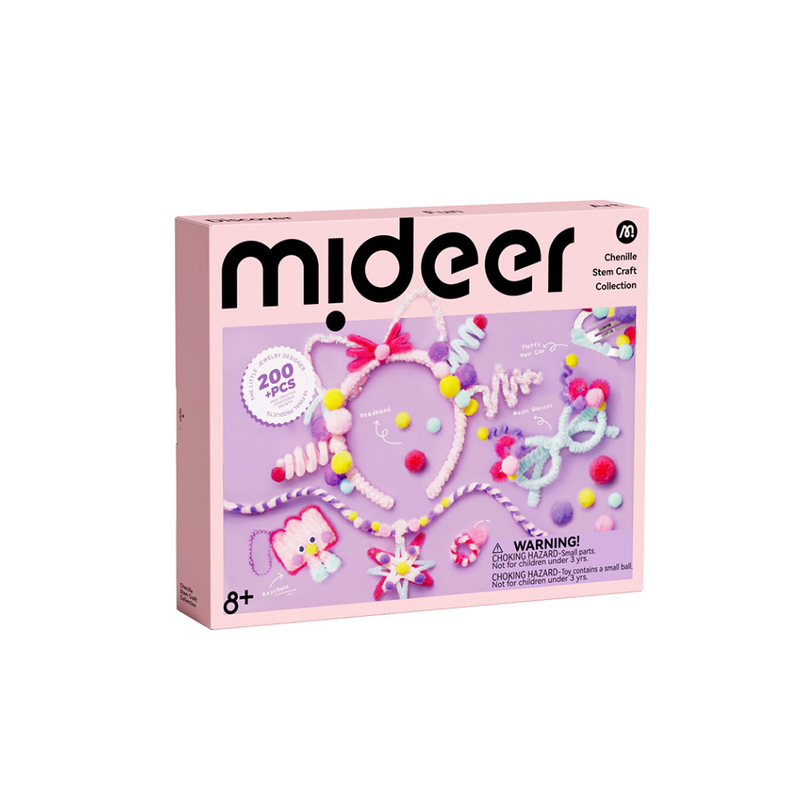 Mideer Chenille Stem Jewelry Craft Kit - 200+ Pieces