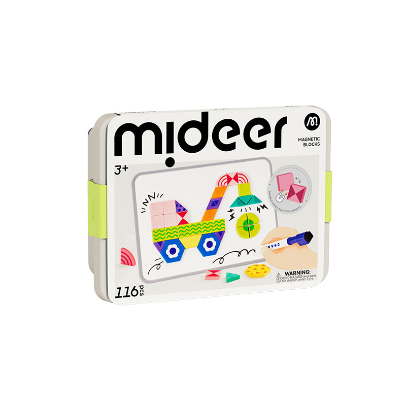 mideer magnetic shapes whiteboard box