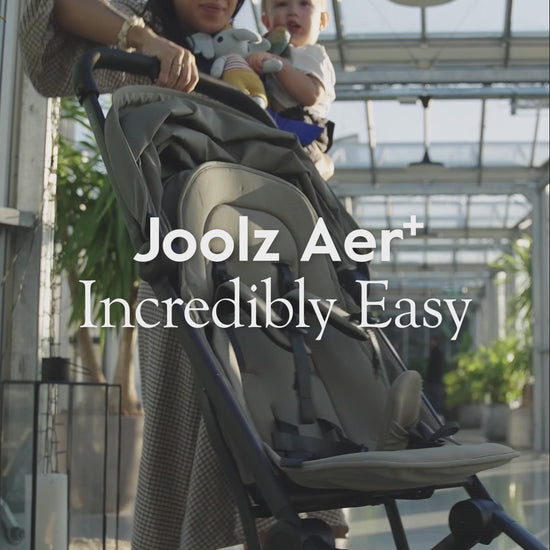 Joolz Aer+ Stroller & Carrycot Bundle - Compact Travel Buggy Set (Forest Green)