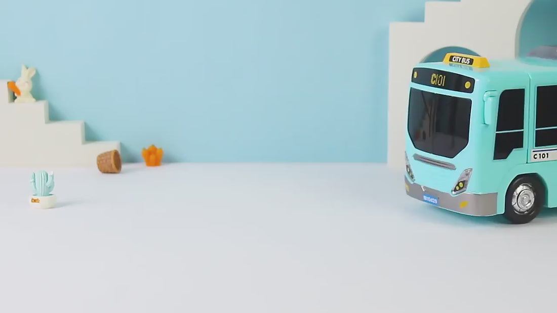 Simulation Steering Wheel Bus - Interactive Driving Toy