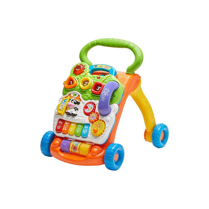 VTech 2-in-1 First Steps Baby Walker - Interactive Learning Toy